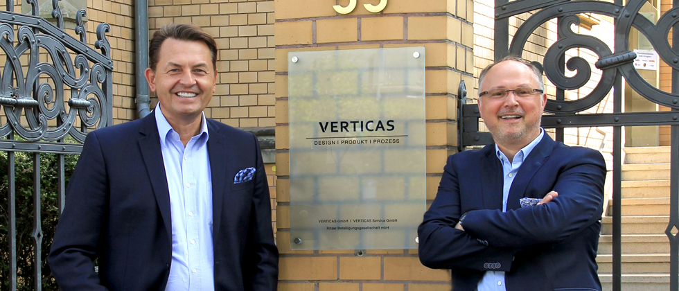 Klaus Ritzer (l.), Gründer u. Geschäftsführer Verticas, u. Steffen Weigand, Geschäftsführer Verticas