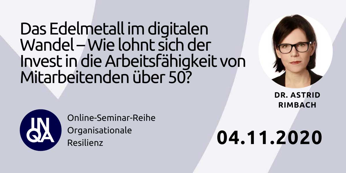 Invest in die Arbeitsfähigkeit von Mitarbeiterinnen und Mitarbeitenden über 50? Invest in die Arbeitsfähigkeit von Mitarbeiterinnen und Mitarbeitenden über 50?