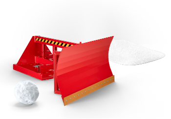Schneeschild für Gabelstapler Schneeschild für Gabelstapler