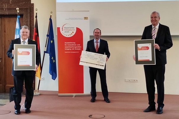 vlnr Frank Molter, Hubert Aiwanger, Dr. Götz Brühl Foto: bayern innovativ
