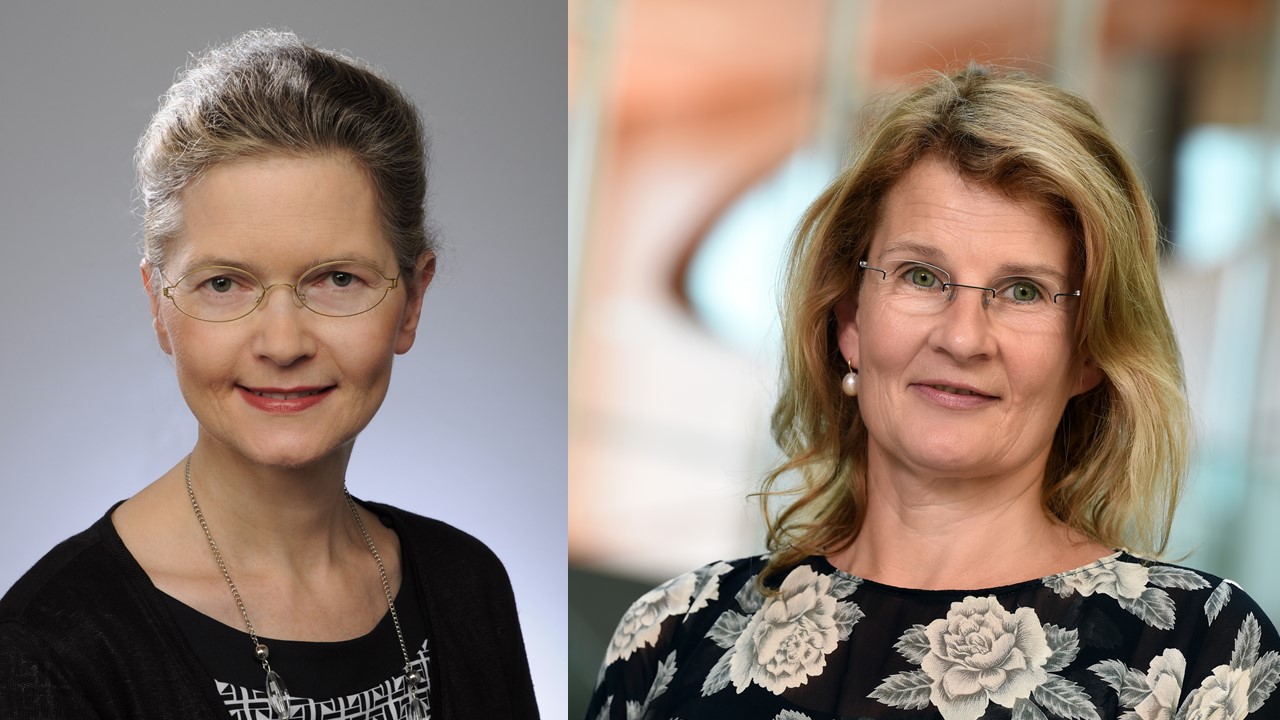 Dr. Monika Kratzer (links) und Prof. Dr. Claudia Hornberg (rechts). (Bildquelle: Copyright©Kornelia 