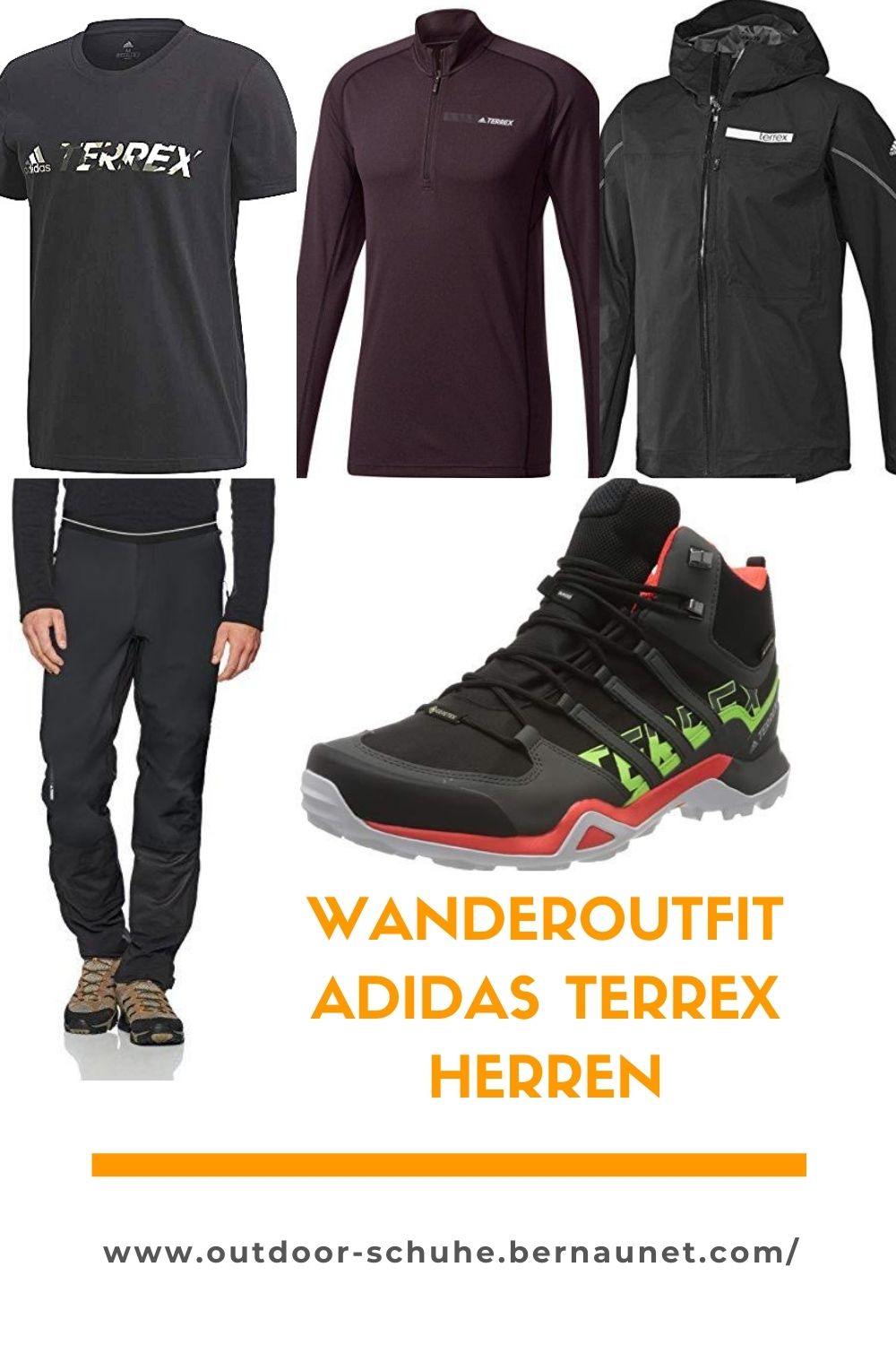 Adidas Terrex Wanderoutfit Herren und Damen