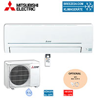 MITSUBISHI ELECTRIC Klimaanlagen Set MSZ-HR35VF Wandgerät + MUZ-HR35VF R32 3,5 KW für 1 Zimmer