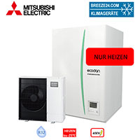 MITSUBISHI ELECTRIC EHSD-YM9D Hydromodul + Wärmepumpe PUD-SWM120YAA 