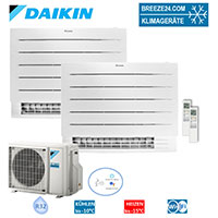 DAIKIN Klimaanlagen Set CVXM20A + FVXM25A Truhengerät Perfera + 2MXM40N für 2 Zimmer mit 20 & 25 m² DAIKIN Klimaanlagen Set CVXM20A + FVXM25A Truhengerät Perfera + 2MXM40N für 2 Zimmer mit 20 & 25 m²