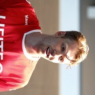 (Jocki_Foto, Erlangen): Simon Jeppsson, der siebenfache Torschütze des HC Erlangen (Jocki_Foto, Erlangen): Simon Jeppsson, der siebenfache Torschütze des HC Erlangen