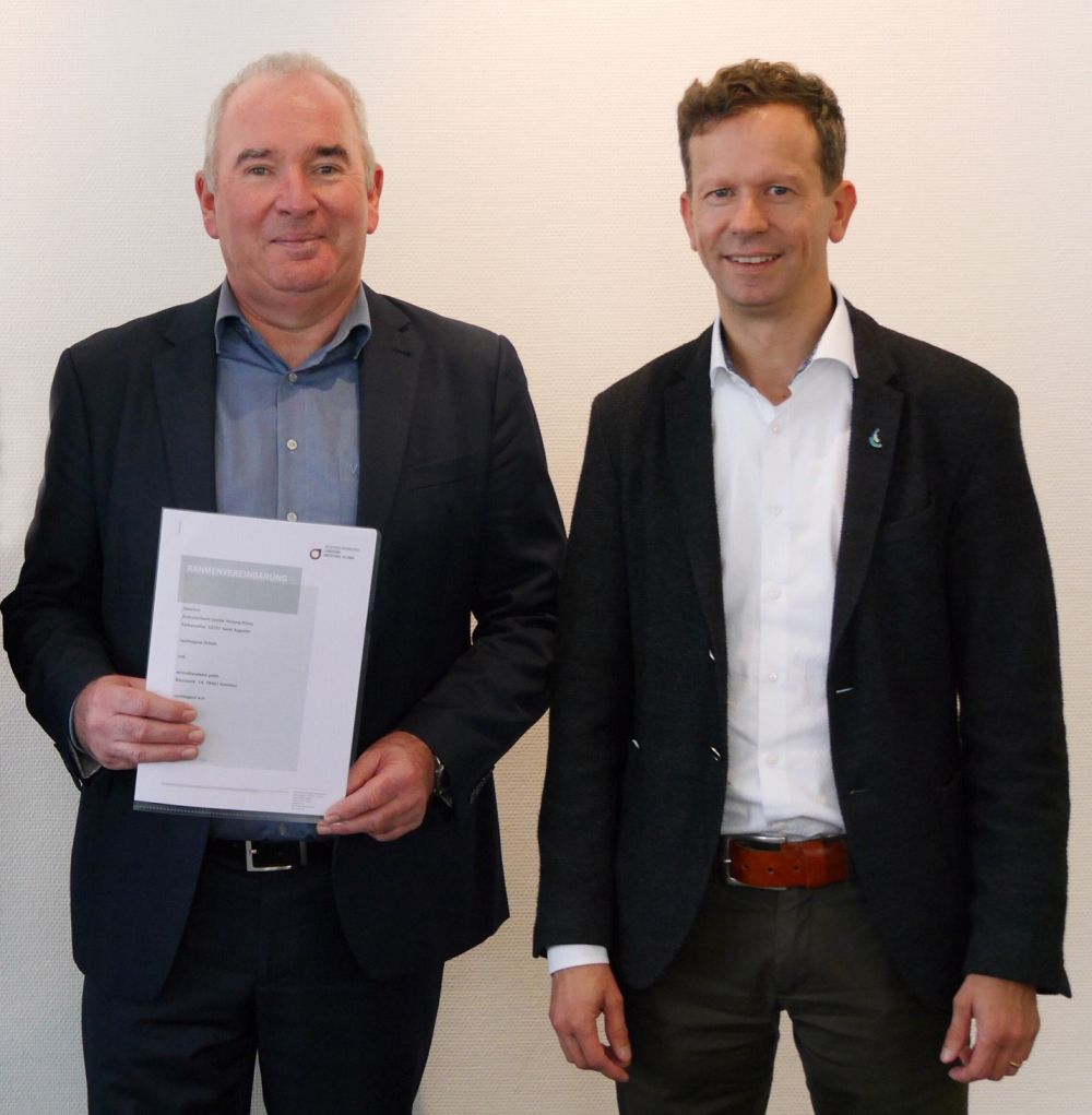 Andreas Müller, Geschäftsführer Technik, ZVSHK und Clemens Maurer, Geschäftsführer Thermregio