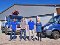 V. l. n. r.: Klaas Kleine, Maik Von der Kammer, Uwe Von der Kammer und Kim Von der Kammer V. l. n. r.: Klaas Kleine, Maik Von der Kammer, Uwe Von der Kammer und Kim Von der Kammer