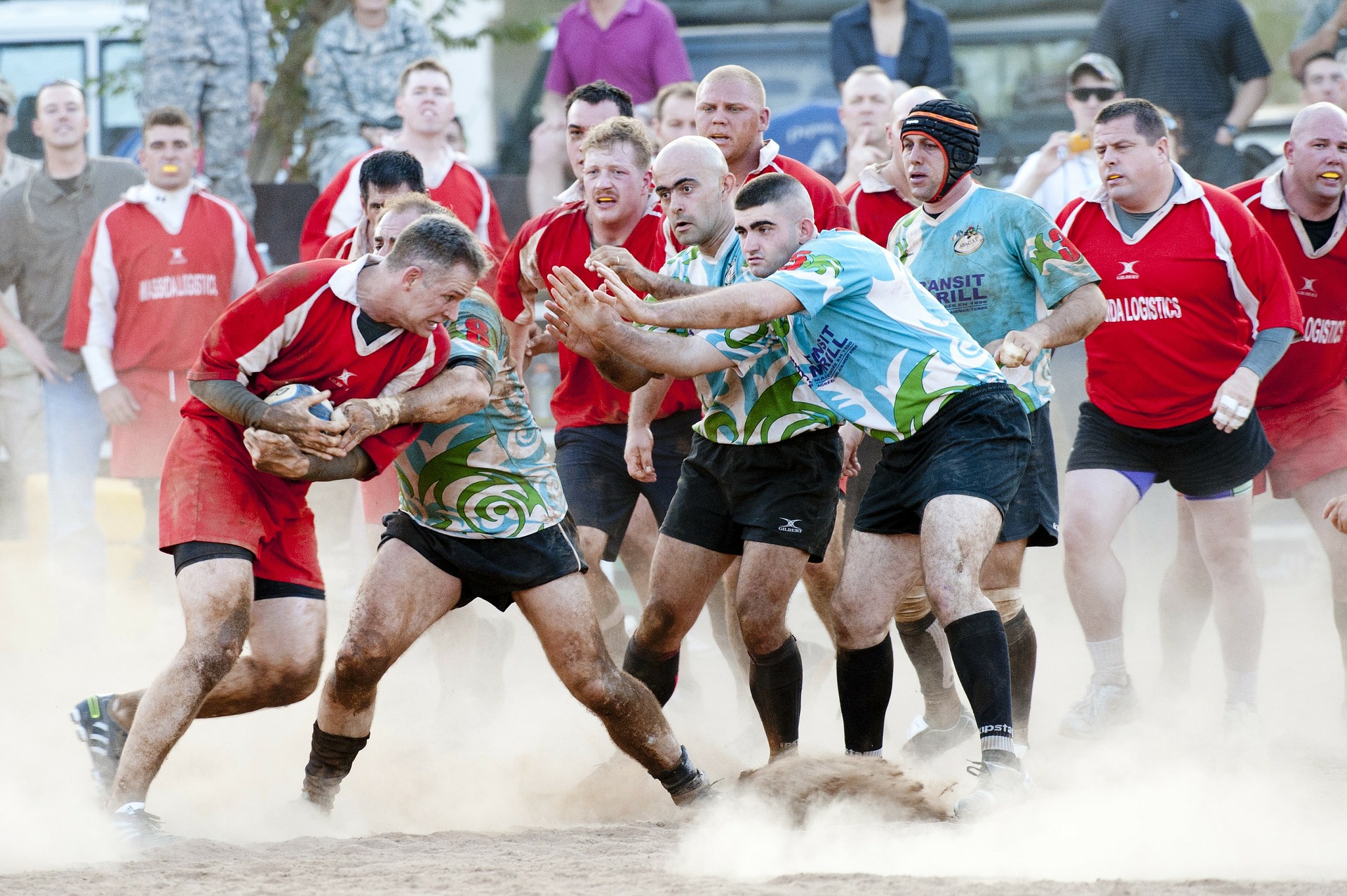 Rugby-Sporler zeigen Einsatz... (Bildquelle: 12019) Rugby-Sporler zeigen Einsatz... (Bildquelle: 12019)