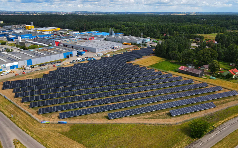 2 MW Projekt mit WINAICO Solarmodulen in Suwalki