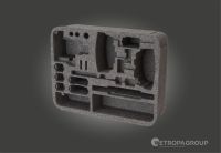 Gefräste Schaumstoffeinlage aus ARPLANK