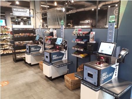 Self-Checkout Systeme im neuen Combi City Format in Oldenburg Self-Checkout Systeme im neuen Combi City Format in Oldenburg