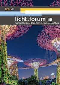 licht.forum 58 „Nachhaltigkeit und Ökologie in der Außenbeleuchtung“