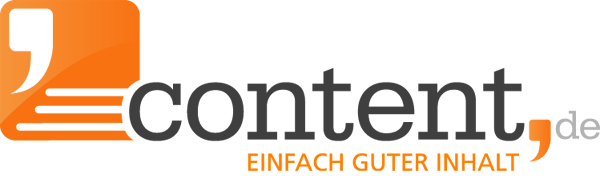 Logo content.de AG Logo content.de AG