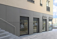 Modernes Ladenlokal in der Klara-Franke-Straße 16.