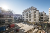 Im Münchner Quartier kupa sind die Rohbauarbeiten beendet. (c) Bauwerk Capital GmbH & Co. KG