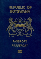 Das Cover des aktuellen Botswana-Passes (Quelle: Veridos)