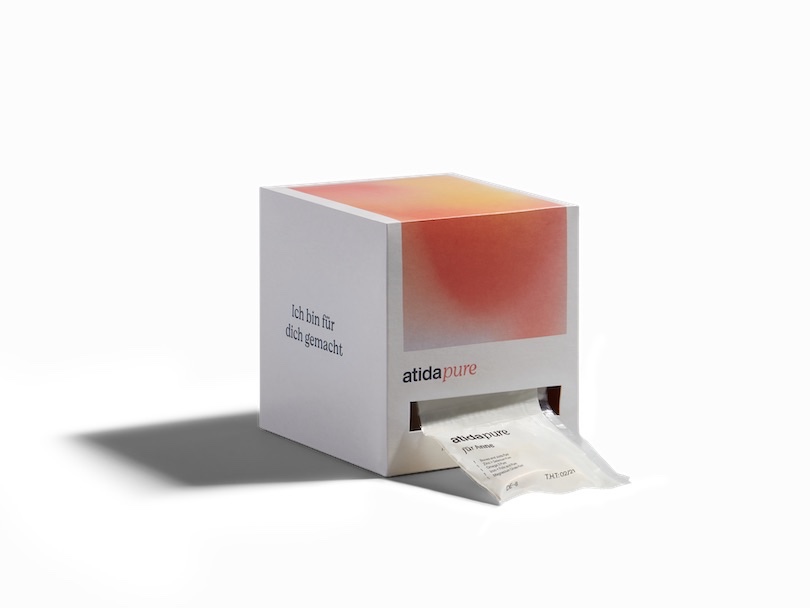 Mit Atida Pure erhalten Sie individuelle Nahrungsergänzungsmittel direkt nach Hause geliefert. Mit Atida Pure erhalten Sie individuelle Nahrungsergänzungsmittel direkt nach Hause geliefert.
