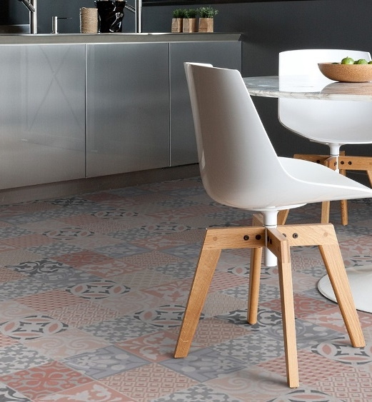 Gerflor Texline Fliesen CV Provence Ocre PVC-Boden ideal in der Küche auch für Renovierung (Bildquel