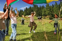 Kinder beim Spielen in Katschhausen