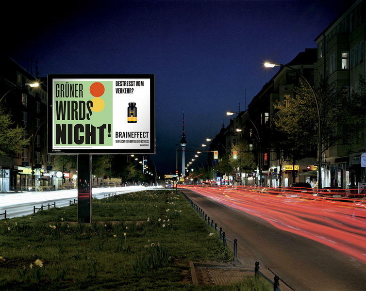 Ein Teil der von R/GA entwickelten Kampagne für BRAINEFFECT. (Bildquelle: @Copyright_RGA_und_Brainef Ein Teil der von R/GA entwickelten Kampagne für BRAINEFFECT. (Bildquelle: @Copyright_RGA_und_Brainef