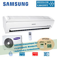 SAMSUNG Klimaanlage Wandgerät WindFree Exklusive 2,5 kW - AR 09 RXPXBWKN/EU + AR 09 RXPXBWKX/EU R32 SAMSUNG Klimaanlage Wandgerät WindFree Exklusive 2,5 kW - AR 09 RXPXBWKN/EU + AR 09 RXPXBWKX/EU R32