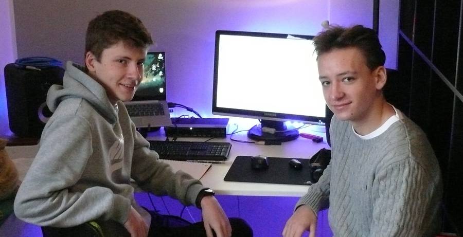 Nils Nopper (links) und Cedric Steffan (rechts)