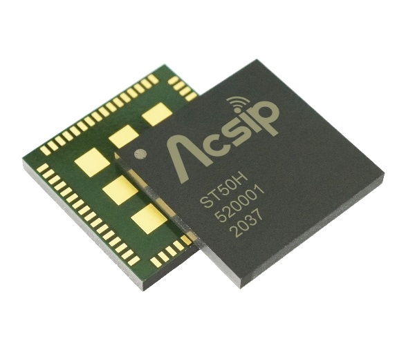 Das LoRa-SiP Modul ST50H von AcSiP. Bild: AcSiP Das LoRa-SiP Modul ST50H von AcSiP. Bild: AcSiP