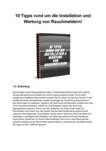 Rauchmelder Test - eBook