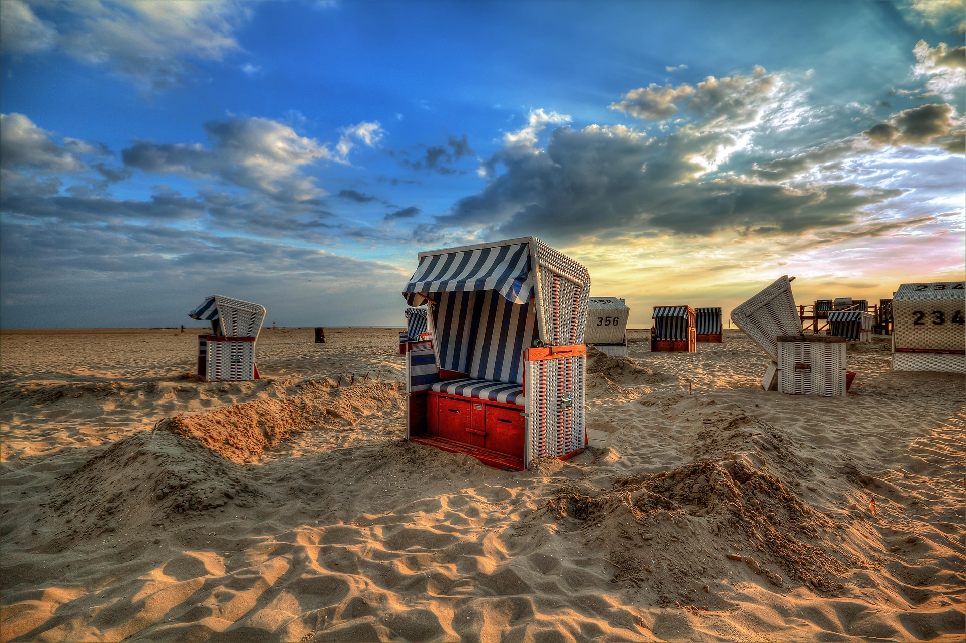 Strandkorb (Bildquelle: @Pixabay)