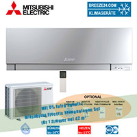 Mitsubishi Electric Klimaanlage Wandgerät Premium 4,2 kW - MSZ-EF42VGKS + MUZ-EF42VG R32 