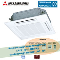 Mitsubishi Heavy 4-Wege-Deckenkassette FDT 22 KXZE1-W & Standardpaneel T-PSA-5BW-E VRF R32 Mitsubishi Heavy 4-Wege-Deckenkassette FDT 22 KXZE1-W & Standardpaneel T-PSA-5BW-E VRF R32