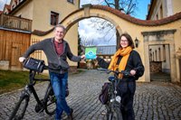 Elberadweg Plakettenübergabe im Landhotel Gut Wildberg - Foto Marko Förster