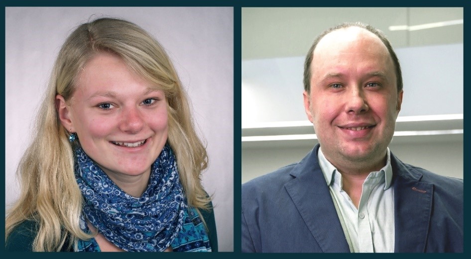 © privat, DZNE/Frommann (v.l.n.r.) Maike Willers, (MHH) und Dr. Thomas Ulas, (DZNE) © privat, DZNE/Frommann (v.l.n.r.) Maike Willers, (MHH) und Dr. Thomas Ulas, (DZNE)