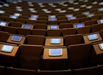 Hörsaal der MHH mit Tablet-PCs Hörsaal der MHH mit Tablet-PCs