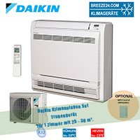 Daikin Klimaanlagen Set Truhengerät - FVXM25F + RXM25N9 R32 für 1 Zimmer mit 25 - 30 m²