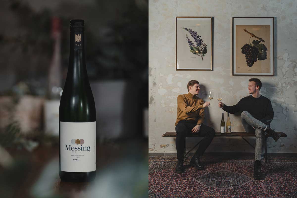 Raphael Schmidt (l) und Felix Broeker von Messing Weine veröffentlichen innovatives Wein-Investment. Raphael Schmidt (l) und Felix Broeker von Messing Weine veröffentlichen innovatives Wein-Investment.