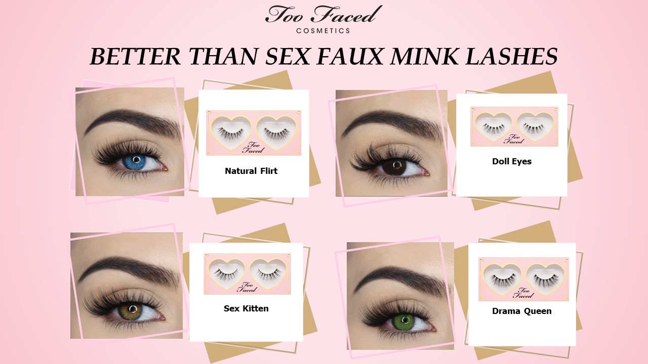 Too Faced Better Than Sex Faux Mink Lashes Too Faced Better Than Sex Faux Mink Lashes