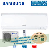 SAMSUNG Klimaanlage Wandgerät Maldives - AR 18 RXFPEWQN + AR 18 RXFPEWQX R32 für 1 Zimmer 