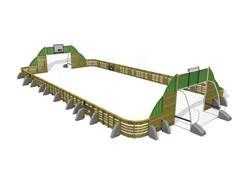 Zeichnung einer Multi-Sport Arena, wie Sie nun in Andermatt von GTSM Magglingen AG gebaut wird Zeichnung einer Multi-Sport Arena, wie Sie nun in Andermatt von GTSM Magglingen AG gebaut wird