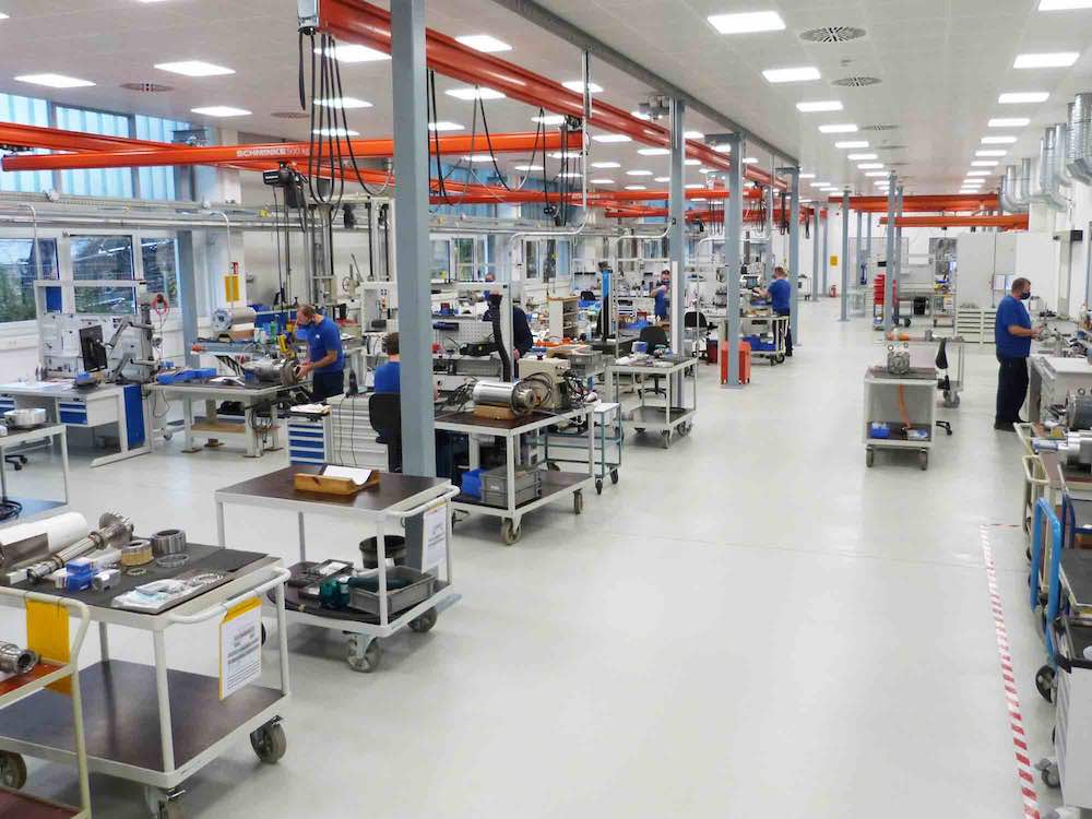Das neue GMN-Montagecenter für kundenspezifische Spindeln und andere Antriebseinheiten (Foto: GMN). Das neue GMN-Montagecenter für kundenspezifische Spindeln und andere Antriebseinheiten (Foto: GMN).