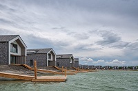 Blick auf die Residenzen am See (VILA VITA Pannonia Pamhagen)