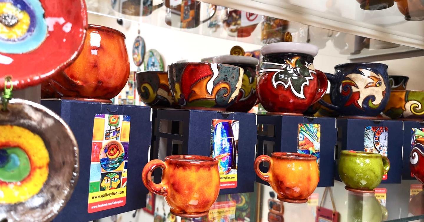 Handgemachte Hundertwasser Keramik