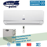 Tekno Point Set Wandgerät Eco Kaltwassersatz SKIV-18 + IDRA-E18H R32 Klimaanlage für 1 Zimmer Tekno Point Set Wandgerät Eco Kaltwassersatz SKIV-18 + IDRA-E18H R32 Klimaanlage für 1 Zimmer