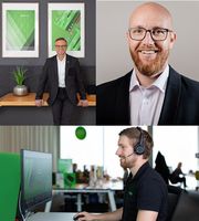 v.l. R. Keinberger, Loxone, N. Jöris, smotions u.: Ein Loxone Partner Coach unterstützt den Partner v.l. R. Keinberger, Loxone, N. Jöris, smotions u.: Ein Loxone Partner Coach unterstützt den Partner