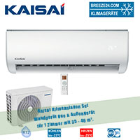 Kaisai Klimaanlage Wandgerät One - KRX-12AEXI + KRX-12AEXO R32 für 1 Zimmer mit 35 - 40 m² 