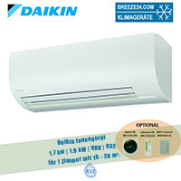 Daikin Wandgerät FXAA15A 1,7 kW VRV für 1 Zimmer mit 15 - 20 m² 