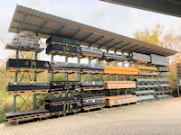 DWF schaffte mit Regalen von OHRA optimale Lagerplätze für Dach- und Fassadenbaustoffe. (© OHRA) DWF schaffte mit Regalen von OHRA optimale Lagerplätze für Dach- und Fassadenbaustoffe. (© OHRA)
