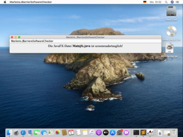 Marlems JSoftwareChecker im Betriebssystem MacOS Marlems JSoftwareChecker im Betriebssystem MacOS