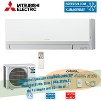 Mitsubishi Electric Klimaanlage PKA-M35LAL + PUZ-ZM35VKA R32 für 1 Zimmer mit 35 - 40 m² 